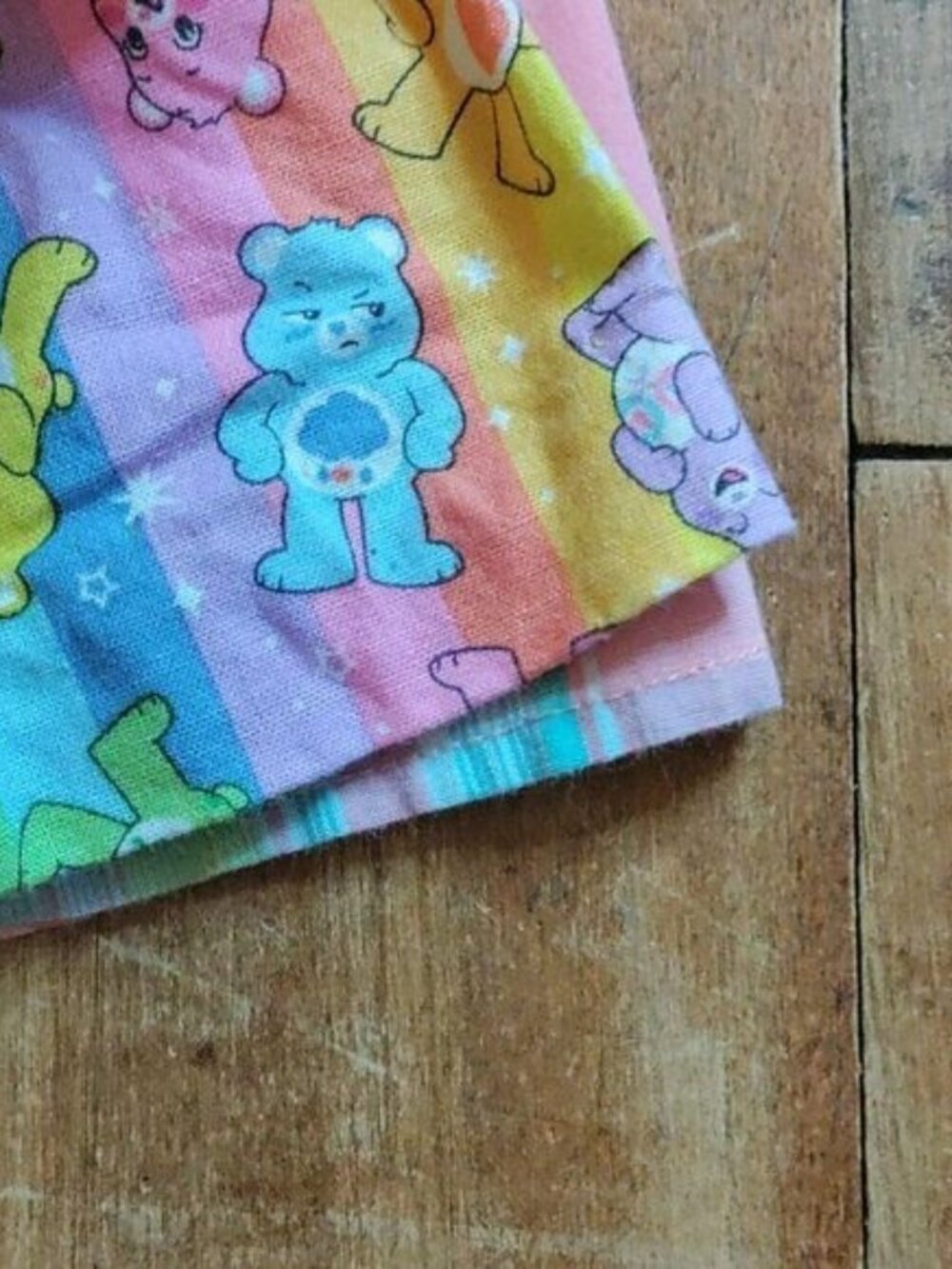 Care Bears Dress Size 18 Months Vintage Homemade Sleeveless Rainbow Summer